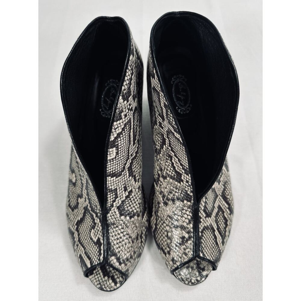 Salpy Geneva Snake Skin Ankle Booties Sz-7 Casual Dressy Versatile - Picture 4 of 7